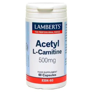 Lamberts Acetil L-Carnitină 500mg 60caps