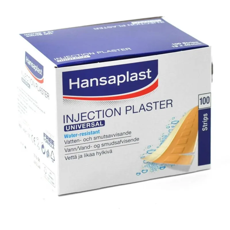 Hansaplast ipsos universal de injecție 19x40mm 100 benzi — preț și oferte