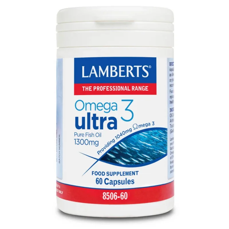 Lamberts Omega 3 Ultra Pure Fish Oil 1300mg 60caps — preț și oferte