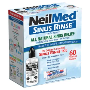 NeilMed Kit de clătire a sinusurilor 60sach