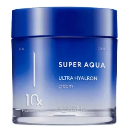 Crema de fata hidratanta cu Acid Hyaluronic Super Aqua, 70 ml, Missha — preț și oferte