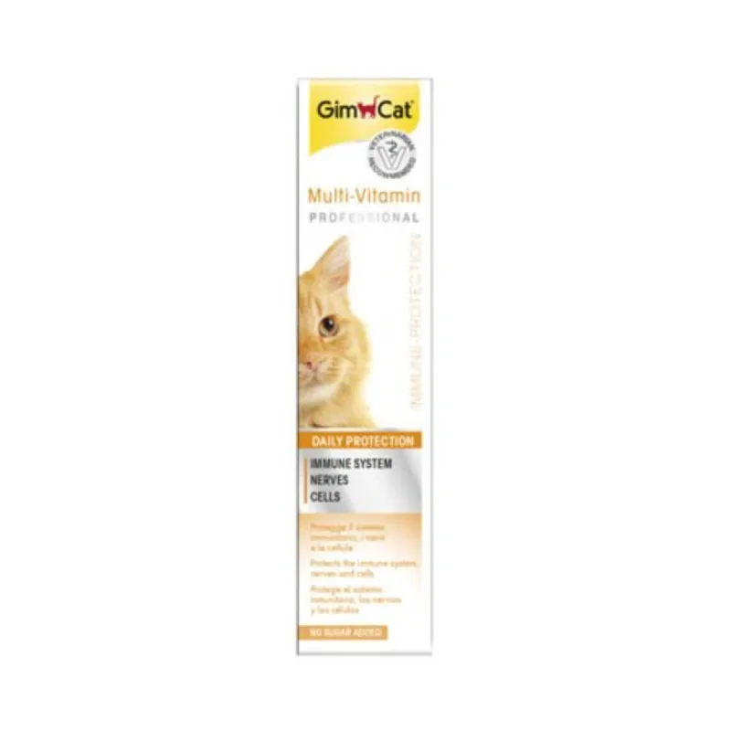 GIMCAT Multi-Vitamin Professional Paste, tub recompense funcționale pisici, (topping), 20g — preț și oferte