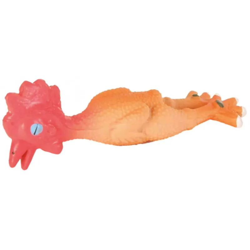 Trixie, jucărie pui câini, cu sunet, latex, 15cm, multicolor — preț și oferte