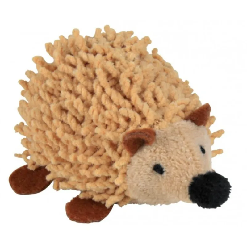 Trixie, jucărie arici catnip pisici, cu sunet, pluș, maro, 8cm — preț și oferte