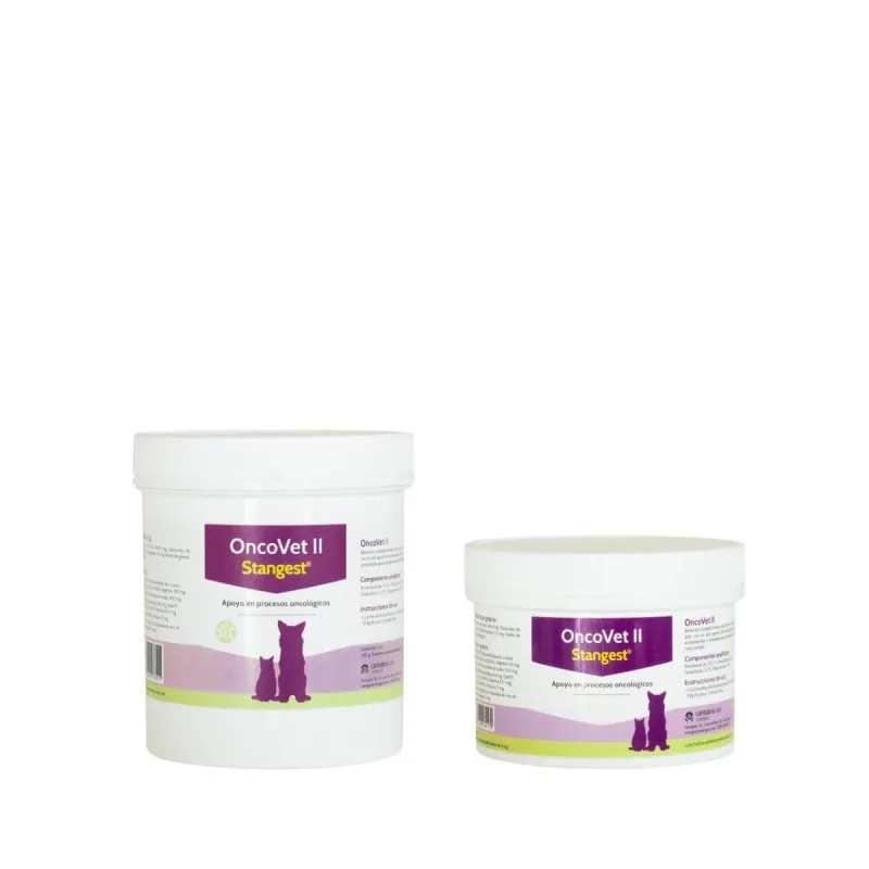STANGEST Oncovet II, XS-XL, supliment afecțiuni oncologice câini și pisici, flacon, pudră, 240g — preț și oferte