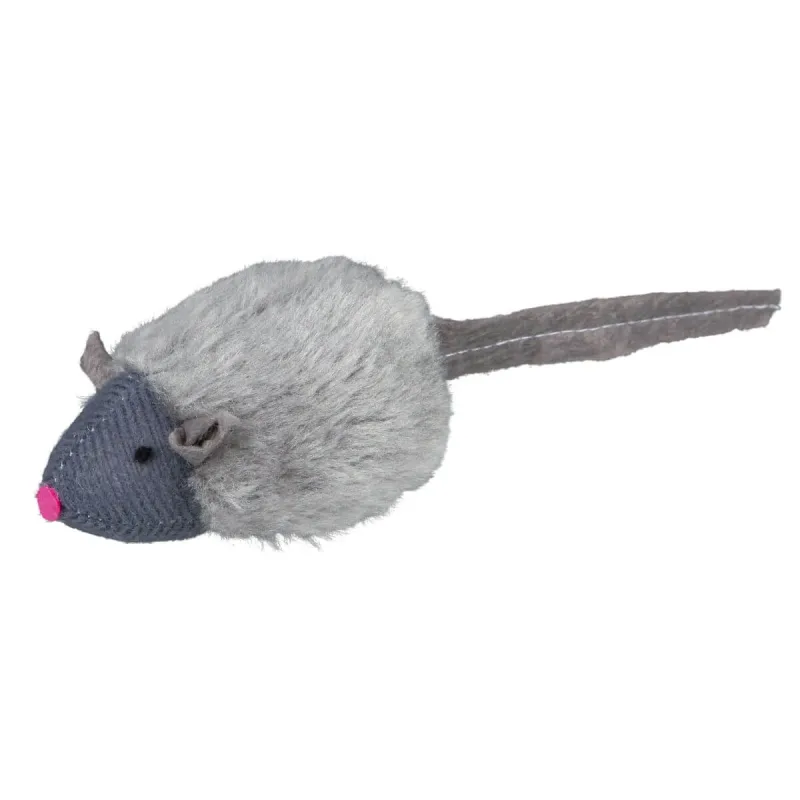 Trixie, Squieky, șoarece, jucărie, pisici, cu sunet, pluș, multicolor, 6cm — preț și oferte