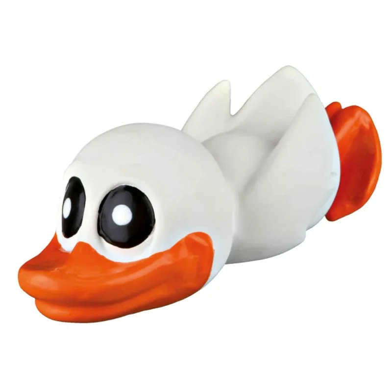Trixie, jucărie rață câini, cu sunet, latex, 13cm, multicolor — preț și oferte