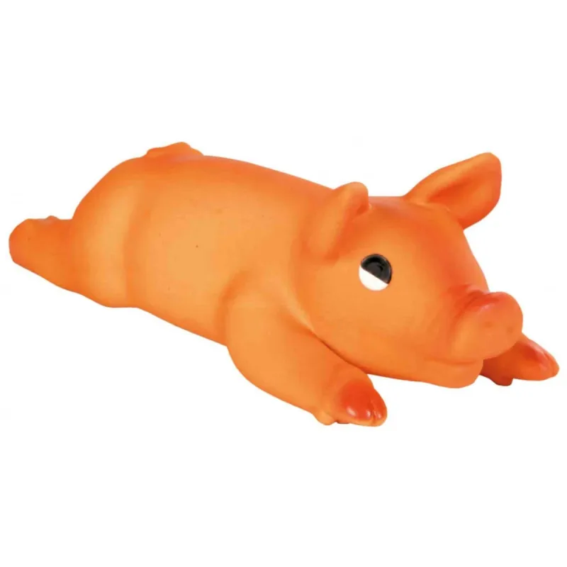 Trixie, jucărie purcel câini, cu sunet, latex, 25cm, multicolor — preț și oferte