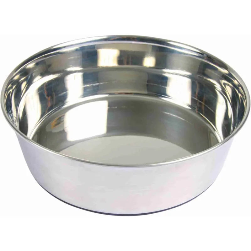 TRIXIE Stainless Steel, castron câini, rotund, antiderapant, inox, argintiu, XS-S(0.5l, ⌀14cm) — preț și oferte
