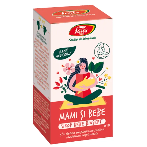 Bebe Biosept, A19, sirop cu fructoza pentru sugari si copii mici, Fares | 100ml — preț și oferte