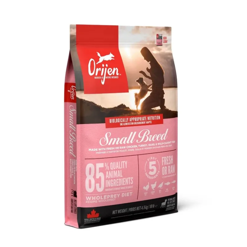 ORIJEN Small Breed, hrană uscată fără cereale câini, 4.5kg — preț și oferte