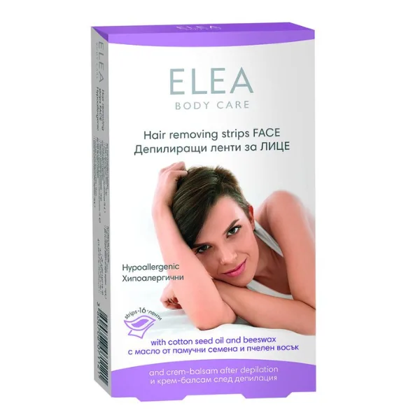 Benzi depilatoare hipoalergenice pentru fata Elea | 16 buc. SOLVEX COSMETICS INFINITY — preț și oferte