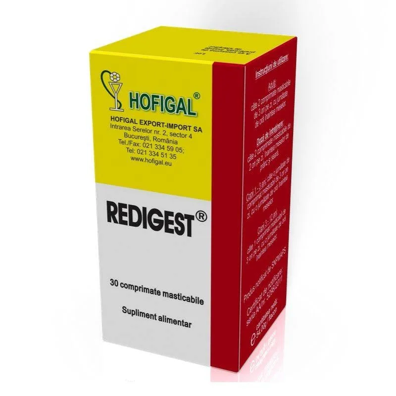 HOFIGAL Redigest, 30 comprimate — preț și oferte