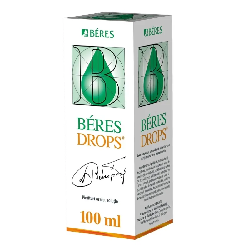 Beres Drops Plus, picaturi orale | 100 ml BERES PHARMACEUTICALS — preț și oferte
