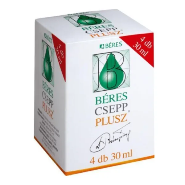 Beres Drops Plus, picaturi orale | 4 flacoane x 30 ml BERES PHARMACEUTICALS — preț și oferte