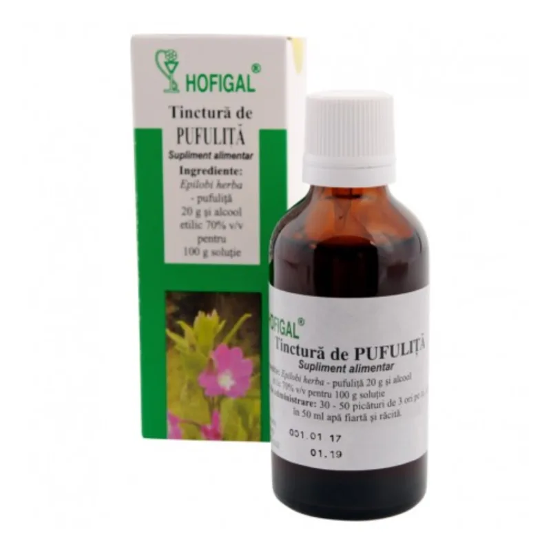 Tinctura de Pufulita, 50 ml, Hofigal — preț și oferte