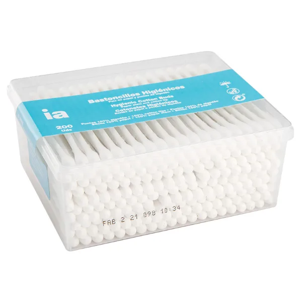Betisoare de urechi din bumbac, Interapothek| 200 buc — preț și oferte