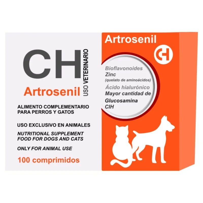 CHEMICAL IBERICA Artrosenil, XS-XL, supliment sistem articular câini și pisici, cutie, 100 comprimate — preț și oferte