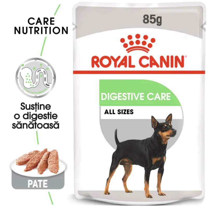 ROYAL CANIN Digestive Care Adult, hrană umedă câini, confort digestiv, (pate), 85g — preț și oferte