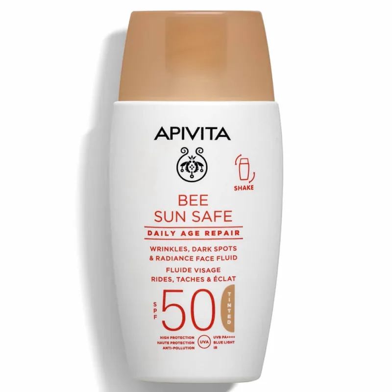 Apivita Bee Sun Safe Daily Age Repair Tinted SPF50 50ml — preț și oferte