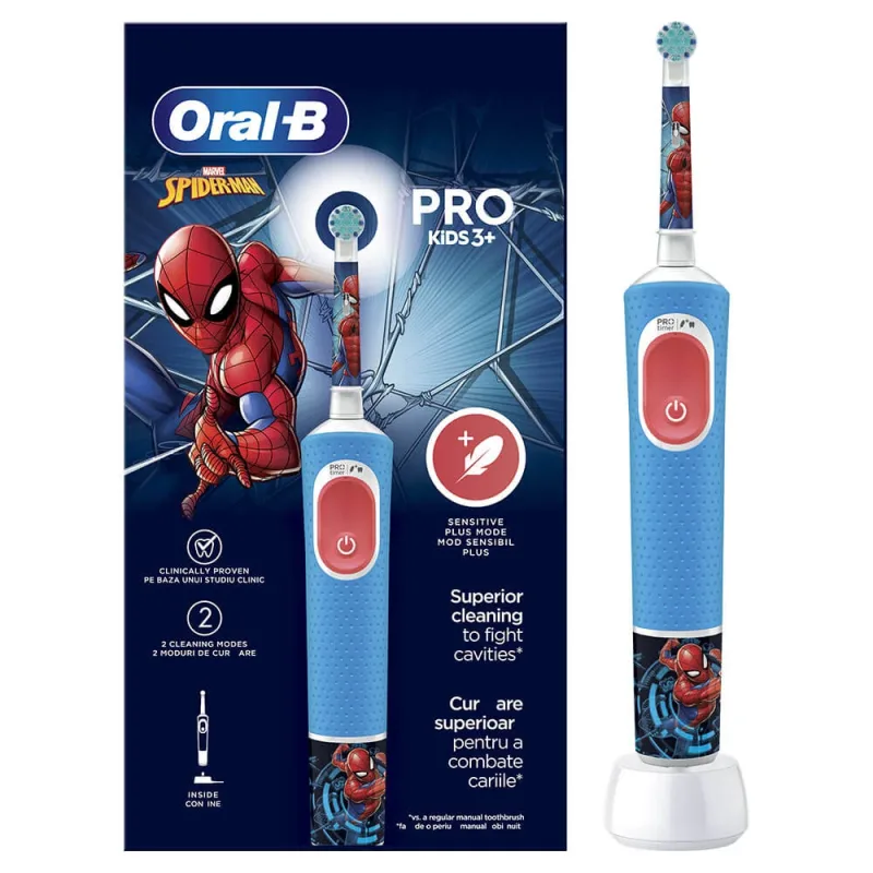 Oral B Pro Kids 3+ Spiderman — preț și oferte