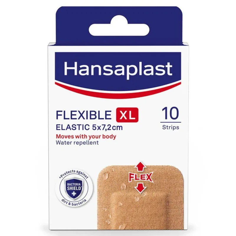 Hansaplast benzi flexibile XL patch-uri elastice 5x7,2cm 10pcs — preț și oferte