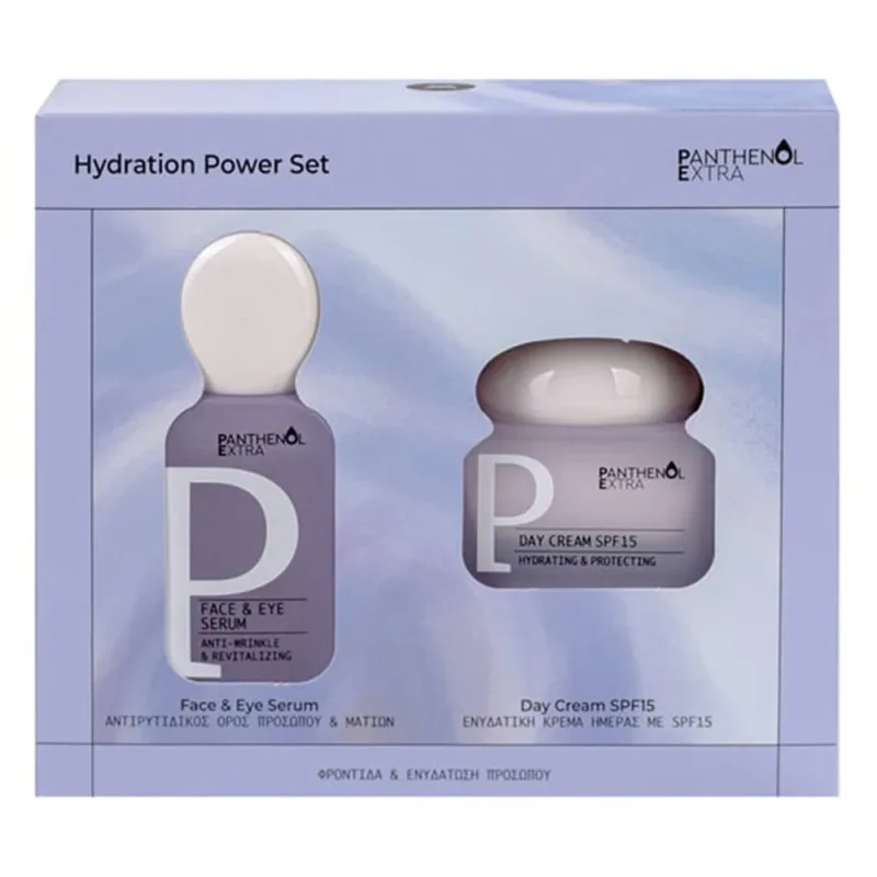 Panthenol Extra Promo Pack Ser pentru față și ochi 30ml & Cremă de zi SPF15 50ml — preț și oferte