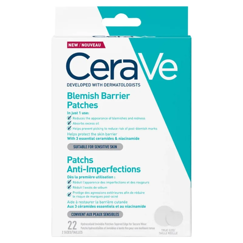 CeraVe Blemish Barrier Patch-uri 22pcs — preț și oferte