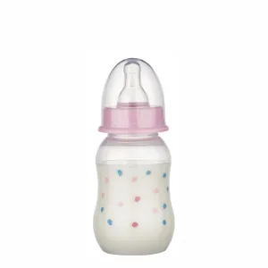 Biberon PP fara BPA, decor buline, tetina S, 45010, Baby Nova | 130 ml