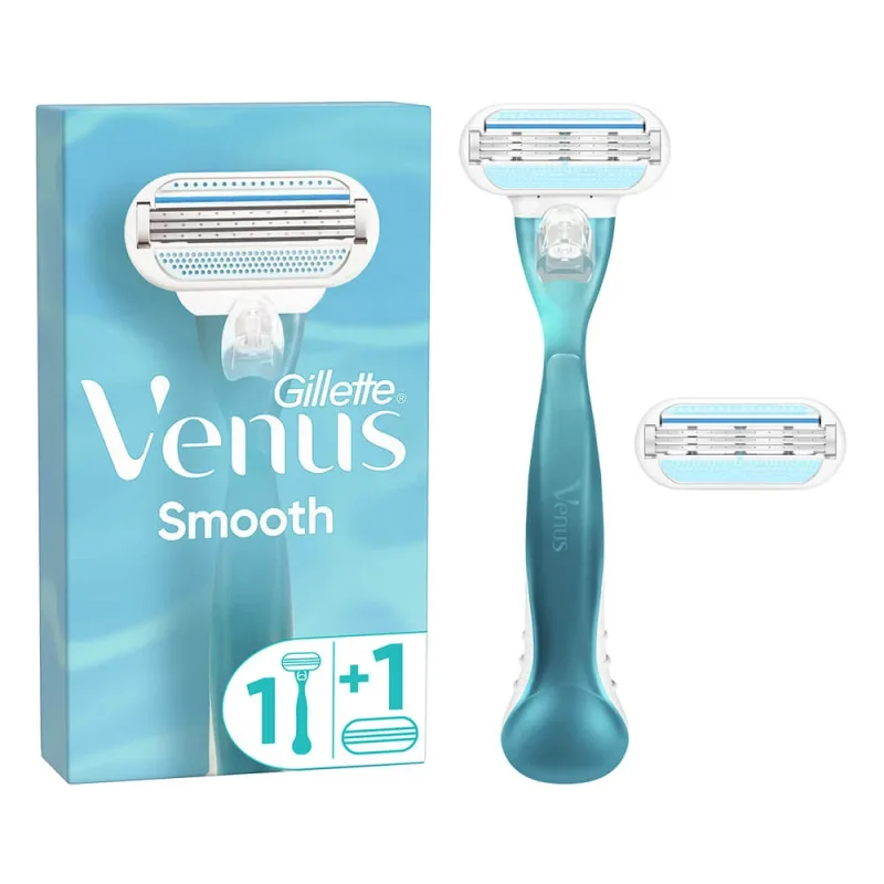 Aparat de ras pentru femei Gillette Venus Smooth cu 2 capete de schimb — preț și oferte