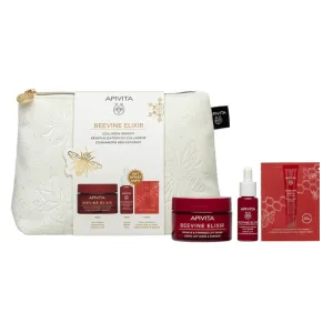 Apivita Promo Pack Beevine Elixir Anti Wrinkle Cream for Firming & Lifting Rich Texture 50ml cu GRATUIT Serum 10ml & Eye & Lip Cream 1,5ml