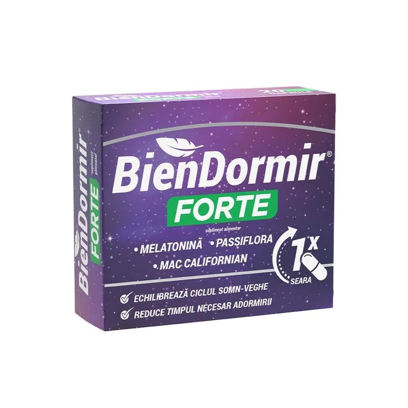 Bien Dormir Forte, Fiterman Pharma | 20 capsule — preț și oferte