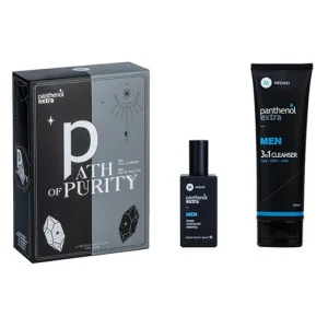 Panthenol Extra Promo Pack Calea purității cu apă de toaletă pentru bărbați 50 ml și soluție de curățare 3in1 200 ml
