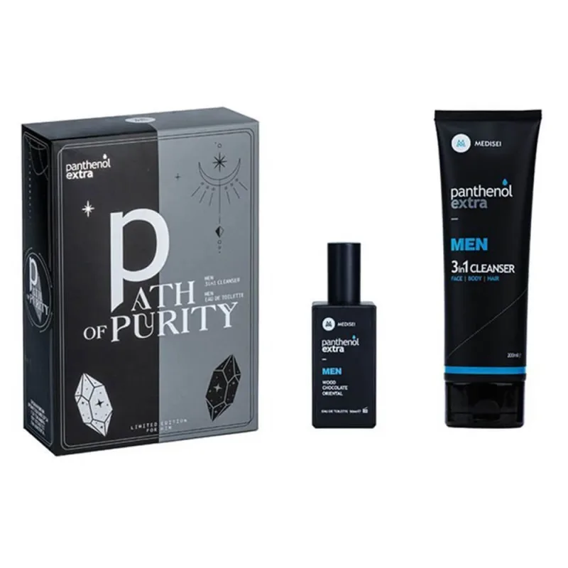 Panthenol Extra Promo Pack Calea purității cu apă de toaletă pentru bărbați 50 ml și soluție de curățare 3in1 200 ml — preț și oferte