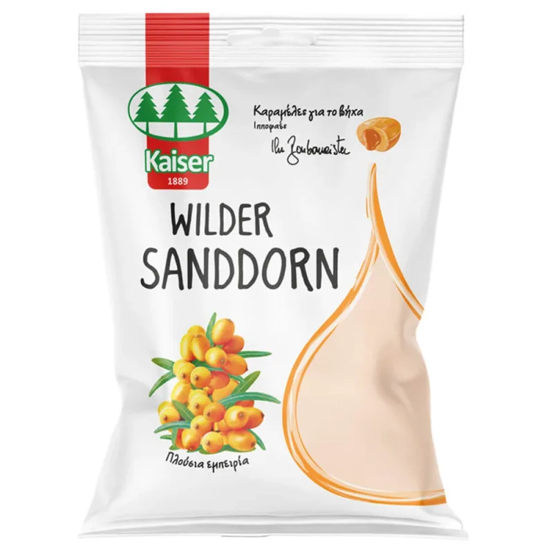 Bomboane Kaiser Wilder Sanddorn cu cătină de mare 90gr — preț și oferte