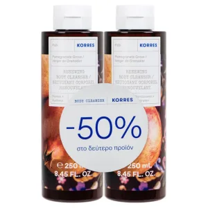 Gel de duș Korres cu rodie 2x250ml