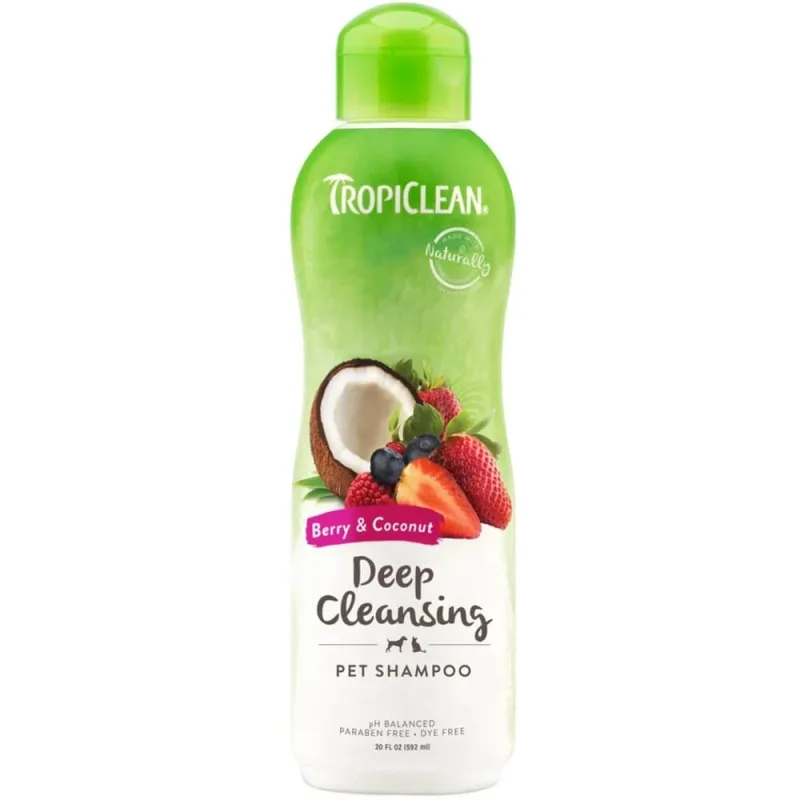 Sampon pentru curatare profunda Berry&Coconut Grooming, 355 ml, Tropiclean — preț și oferte