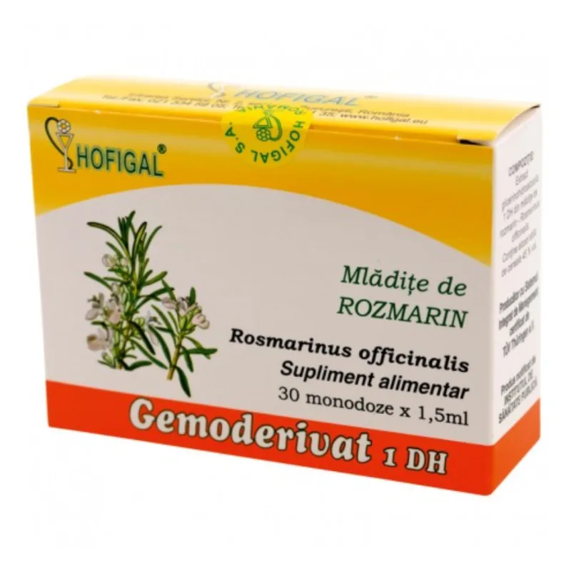 Mladite de Rozmarin, 30 monodoze, Hofigal — preț și oferte