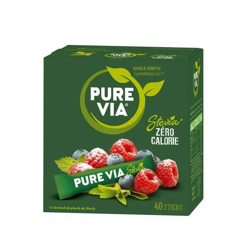 Pure Via Stevia Zero Calorie Stick X40 — preț și oferte