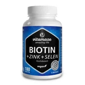 Biotin 10 Mg doză mare + zinc + seleniu Tablete 180 Capsule — preț și oferte