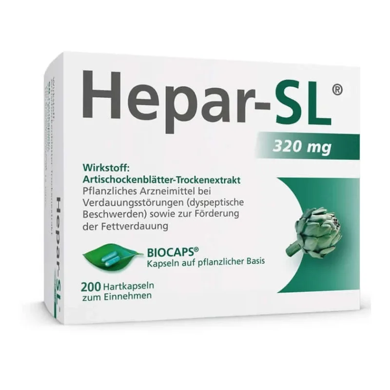 Hepar-sl 320 mg capsule tari 200 buc — preț și oferte