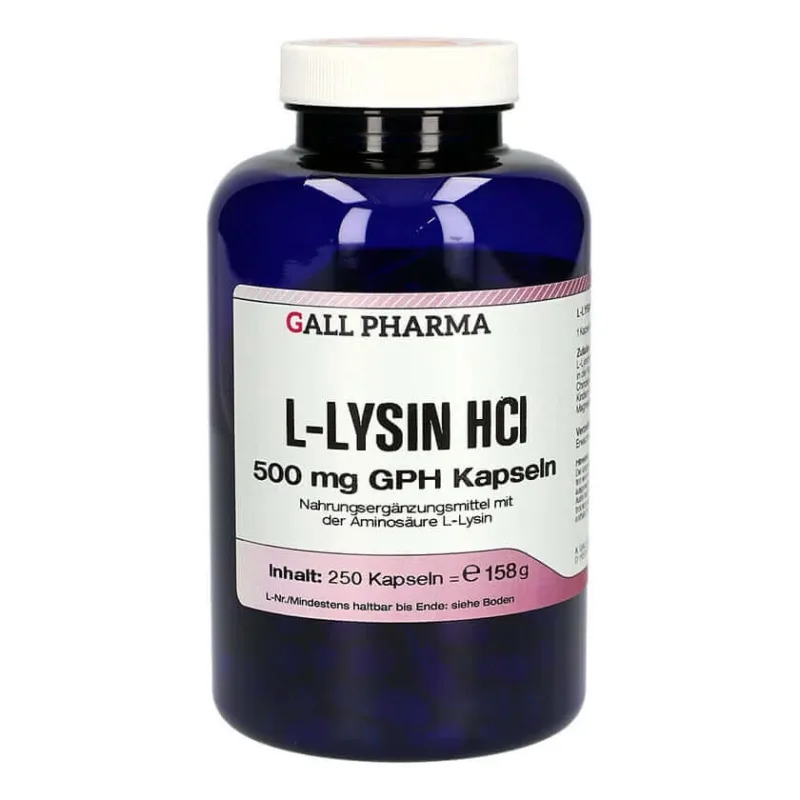 L-lizină 500 mg capsule 250 buc — preț și oferte