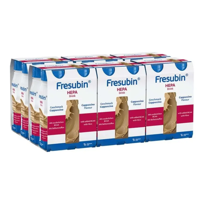Fresubin hepa alimente potabile cappuccino 6X4X200 ml — preț și oferte