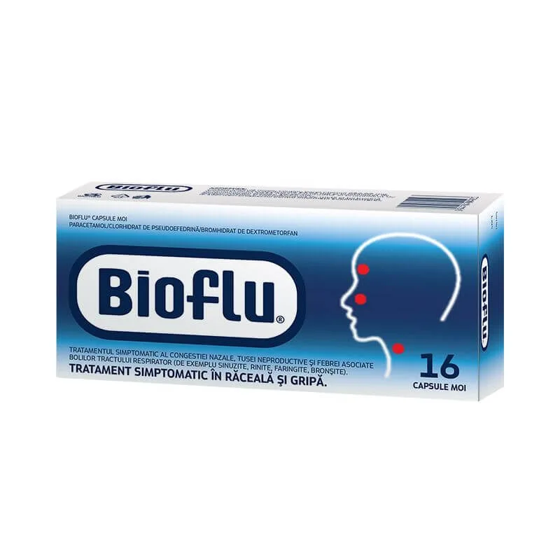 Bioflu | 16 capsule moi BIOFARM — preț și oferte