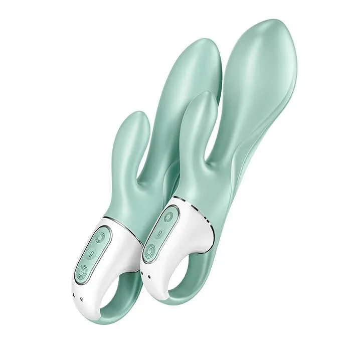 Satisfyer Air Pump Bunny 5+ Vibrator cu pompă Mentă — preț și oferte