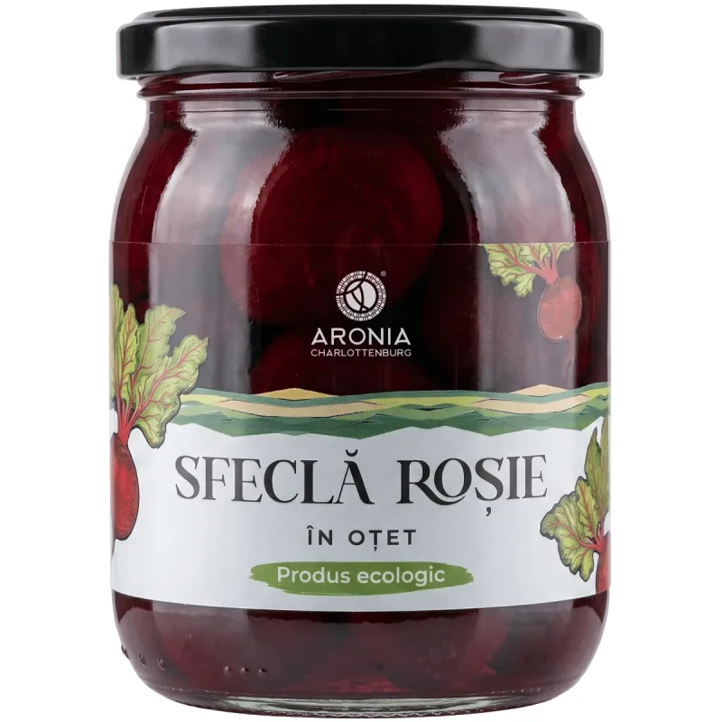 Sfeclă Roșie în oțet 100% naturală și ecologică la 520g — preț și oferte