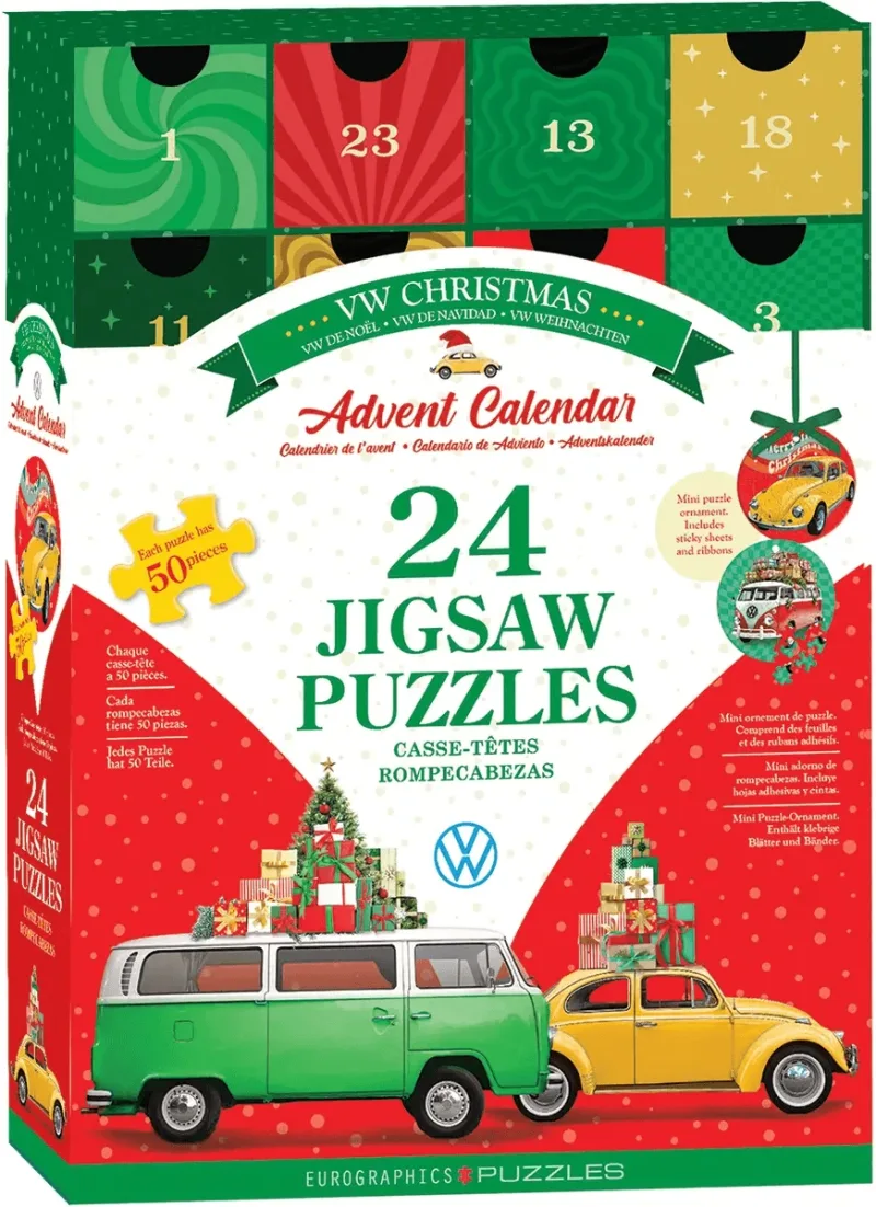 Calendar de Advent Volkswagen, 24 puzzle-uri, 50 piese — preț și oferte
