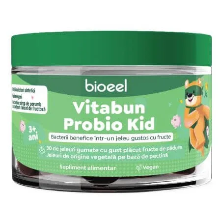 Vitabun Probio Kid, 30 jeleuri, Bioeel — preț și oferte