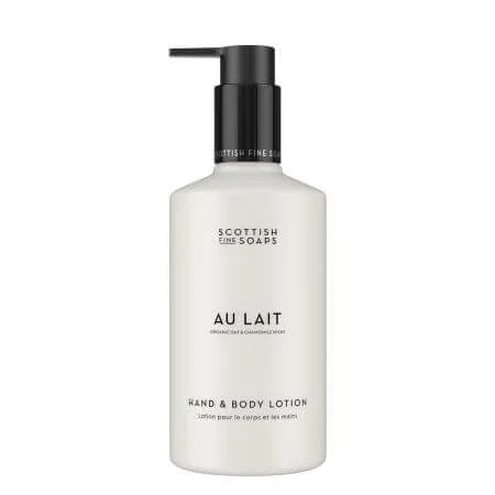 Lotiune pentru maini si corp cu lapte de ovaz si musetel Au Lait, 300 ml, Scottish Fine Soaps — preț și oferte