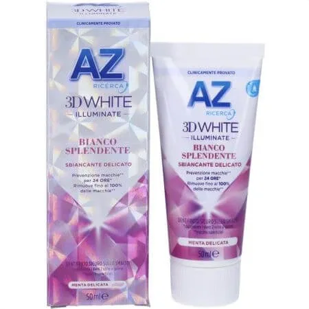 Pasta de dinti pentru albire 3D White Illuminate Splendent, 50 ml, AZ Ricerca — preț și oferte